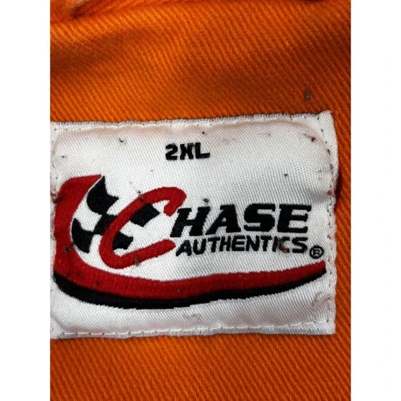 Tony Stewart Jacket Mens 2XL Orange NASCAR Racing Chase Authentics Home Depot
